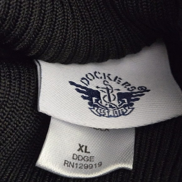 DOCKERS Levi Men's XL Black Fabric Gloves With Smartphone Touchscreen Capability - Picture 9 of 11